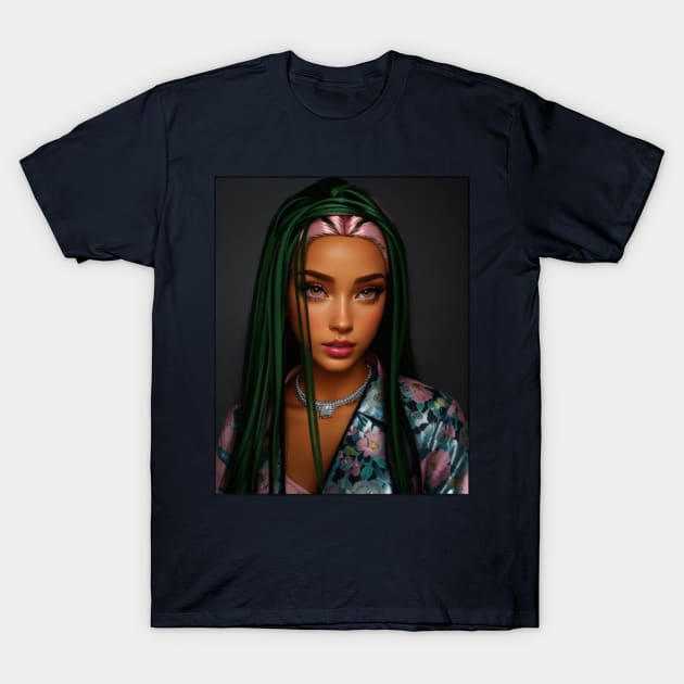 Kelly Green Hair 2023 T-Shirt by Artist_Imagination